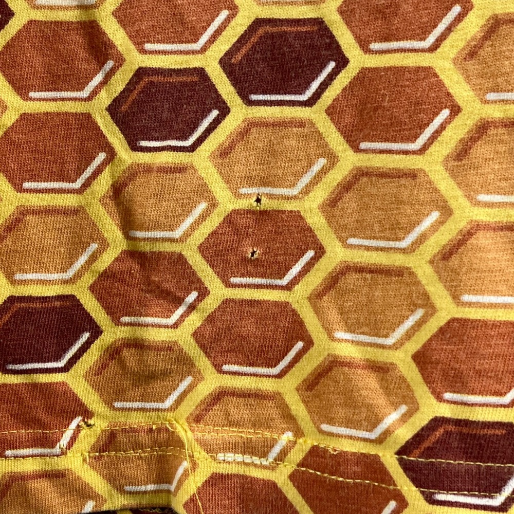 Svaha Honeycomb Print A-Line Skirt Pockets Womens 2x Novelty Bee Organic Cotton - Picture 9 of 14